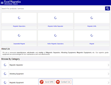 Tablet Screenshot of magnet-separation.com